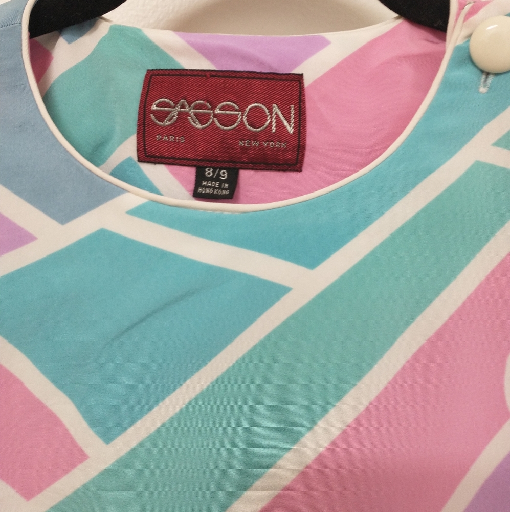 Very 80's Sasson Dress Retro